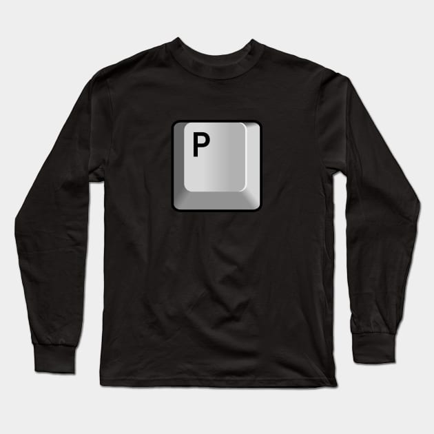 P Key Long Sleeve T-Shirt by StickSicky